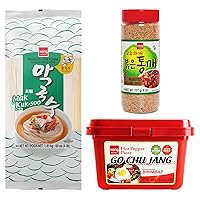 Wang Bibim Guksu Kit - Makguksu, Gochujang, Toasted Sesame Seeds
