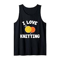 I Love Knitting Tank Top