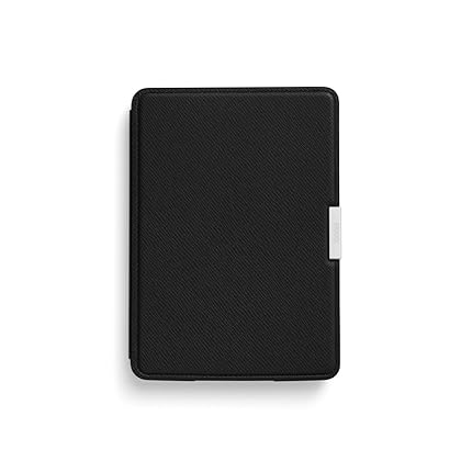 Amazon Kindle Paperwhite Leather Case, Onyx Black - fits all Paperwhite generations prior to 2018 (Will not fit All-new Paperwhite 10th generation)
