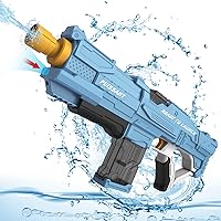 Powerful Electric Water Gun for Adult - Auto Refill Squirt Gun with Battery Powered Large Capacity Strongest Super Water Soaker Gun Blaster Pistol for Kid Boy Girl Toy for Pool Swimming Summer Outdoor
