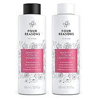 Sensitive Colour Shampoo and Conditioner Bundle- Perfume-free Colour Protection Conditioner - For Coloured Hair | 100% Vegan | 300 ml