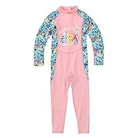 Hiheart Boys Girls Full Body Rash Guard Bathing Suit Sun Protection Front Zip Up One Piece Sunsuit