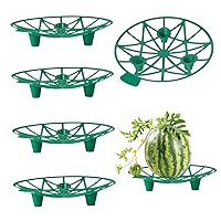 Melon 5Pcs Heavy Duty Plant Melon Supports Cages 7.68 Inch Reusable Watermelon Trellis for Cantaloupe, Pumpkins, Strawberries Patio Items