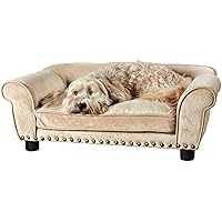 Dreamcatcher Dog Sofa, 33.5 by 21 by 12.5-Inch, Caramel