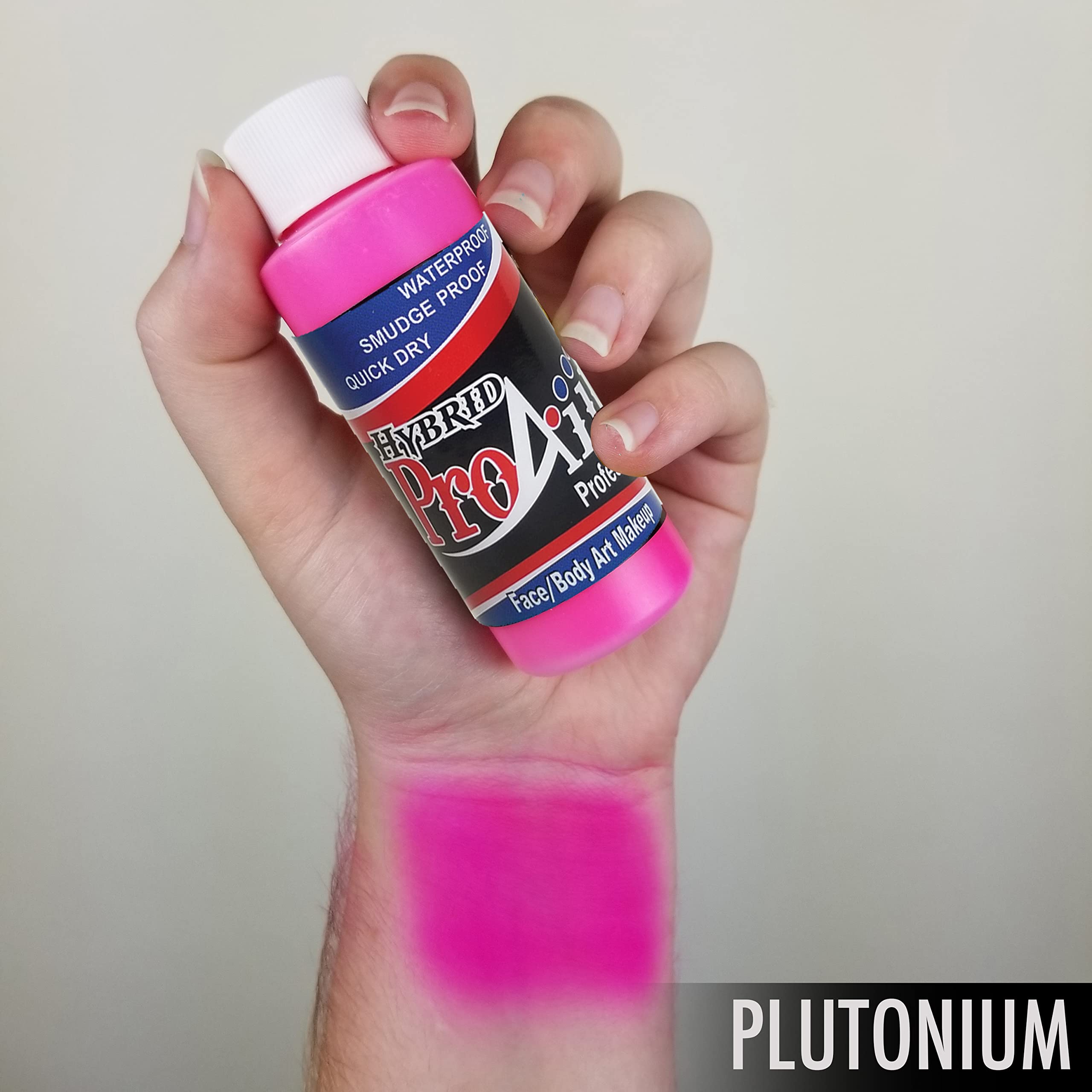 Face Painting Makeup - ProAiir Water Resistant Makeup - Set of 6 Atomic UV Colors - 1 oz (30ml)