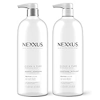 Clean and Pure Clarifying Shampoo and Conditioner With ProteinFusion, 2-Pack for Nourished Hair Paraben Free Salon Shampoo 33.8 oz