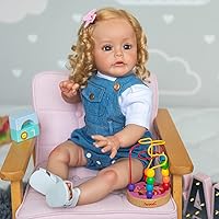 Angelbaby Reborn Toddlers Girls Doll Cute Lifelike Weighted Real Life Baby Dolls That Look Real Silicone New Born Rebirth Child Doll & Accessories