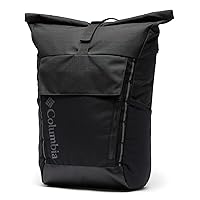 Columbia Unisex Convey II 27L Rolltop Backpack, Black, One Size
