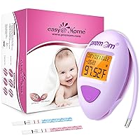 Easy@Home 50 Ovulation Test and 20 Pregnancy Test Strips + Basal Body Thermometer for Ovulation Tracking EBT 380