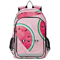 ALAZA Summer Pink Watermelon Slice Casual Backpack Travel Daypack Bookbag