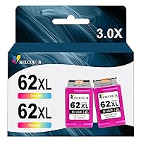 Remanufactured Ink Cartridge Replacement for HP 62XL 62 XL Color for 5540 5542 5545 5640 5642 5660 5664 5665 7640 7645 8000 200 250 5740 5742 5743 5745 8040 8045 Printer