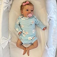 Reborn Baby Dolls 19 inch Life Like Baby Dolls That Look Real Newborn Girl Silicone Babies Cute Realistic Doll Toddler Children`s Toys Gifts Age 3+