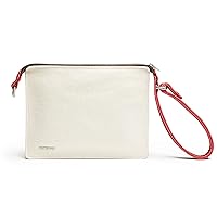 NOKONA Heritage Baseball Wristlet | Organic White Wool and Leather | Coordinates with Heritage Tote Bag | Made in the USA