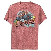 Nickelodeon Monster Machines Blaze Tech Boys Short Sleeve Tee Shirt