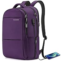 15.6-17 inch Business Laptop Backpacks for Women Mens, Water Resistant Laptop Travel Bag with USB Charging Port