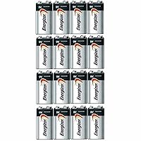 Energizer E522 Max 9V Alkaline Battery Exp. 12/22 or Later - 16 Count
