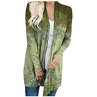 Cardigans for Women Plus Size Womens Cardigan Dressy Long Sleeve Slim Fit Floral Cardigans Vintage Fall Outerwear