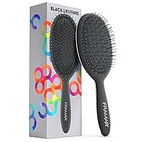 Detangling Curly Hair Brush – No More Tangles Hairbrush – Elegant Detangler brush, Hair brushes for women, Mens Hair Brush, Hair Detangle Brush, Hair Accessories For Women (Black)