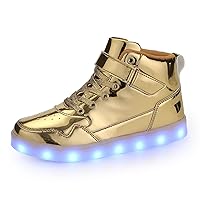 Kids Light Up Shoes Toddler Girls Boys Breathable Led Flashing Sneakers USB Charge