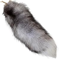 Fox Tail Keychain, Fluffy Faux Fur Tail Pendant Halloween Cosplay Toy and Stylish Handbag Accessory