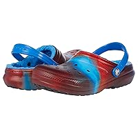 Crocs Unisex-Child Kids' Classic Marbled Tie Dye Lined Clog