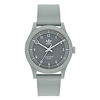 Adidas Grey Ocean Plastic Strap Watch (Model: AOST220442I)