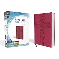 NIV, Bible for Kids, Large Print, Leathersoft, Pink, Red Letter, Comfort Print: Thinline Edition NIV, Bible for Kids, Large Print, Leathersoft, Pink, Red Letter, Comfort Print: Thinline Edition Leather Bound