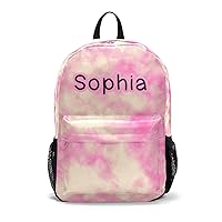 Tie Dye Backpack Custom Backpack Personalized Casual Daypack Travel Laptop Bookbag Waterproof