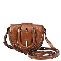 Fossil Women's Harwell Leather Micro Flap Crossbody Purse Handbag for Women