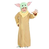 STAR WARS Toddler Grogu Costume, Officially Licensed Mandalorian Toddler Yoda Halloween Costume for Boys