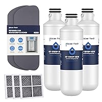 GLACIER FRESH LT1000PC Replacement Water Filter and lt120f and Cuttable Refrigerator Drip Catcher