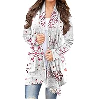 Sueter Para Mujer, Christmas Women'S Fashion Casual Printed Long Sleeve Cardigan Tops Jacket Zip Hoodies For Women Up Workout Jacket Sweaters Hoodies Cute Short Jacket Short (4XL, Pink)