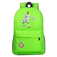 Cristiano Ronaldo Bookbag Messi Graphic Daypack Neymar Lightweight Knapsack for Teen