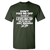 Don't Piss Me Off Funny Gamer Basic Cotton T-Shirt