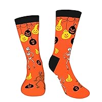 Funny Halloween Socks for Men Women Teen Boys- Fun Novelty Crazy Dress Crew Cool Socks - Halloween Gifts Costumes