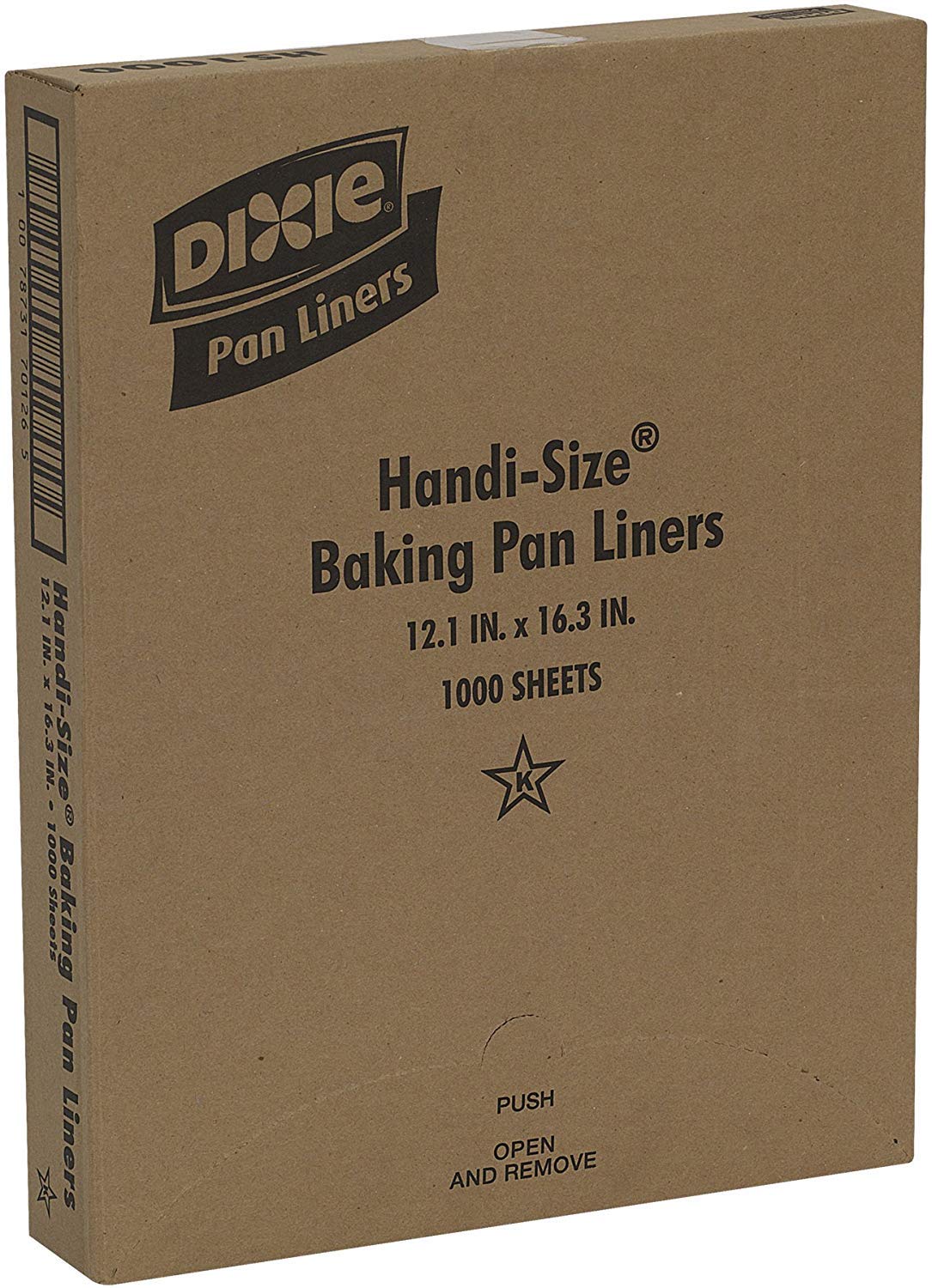Dixie Grease-Proof Non-Stick Pan Liner by GP PRO (Georgia-Pacific), White, HS1000, 16.38'' Length x 12.19