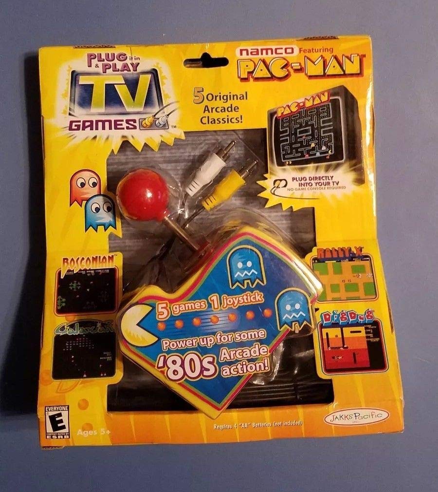 Original Pac Man Arcade Classics Namco Plug & Play TV Games