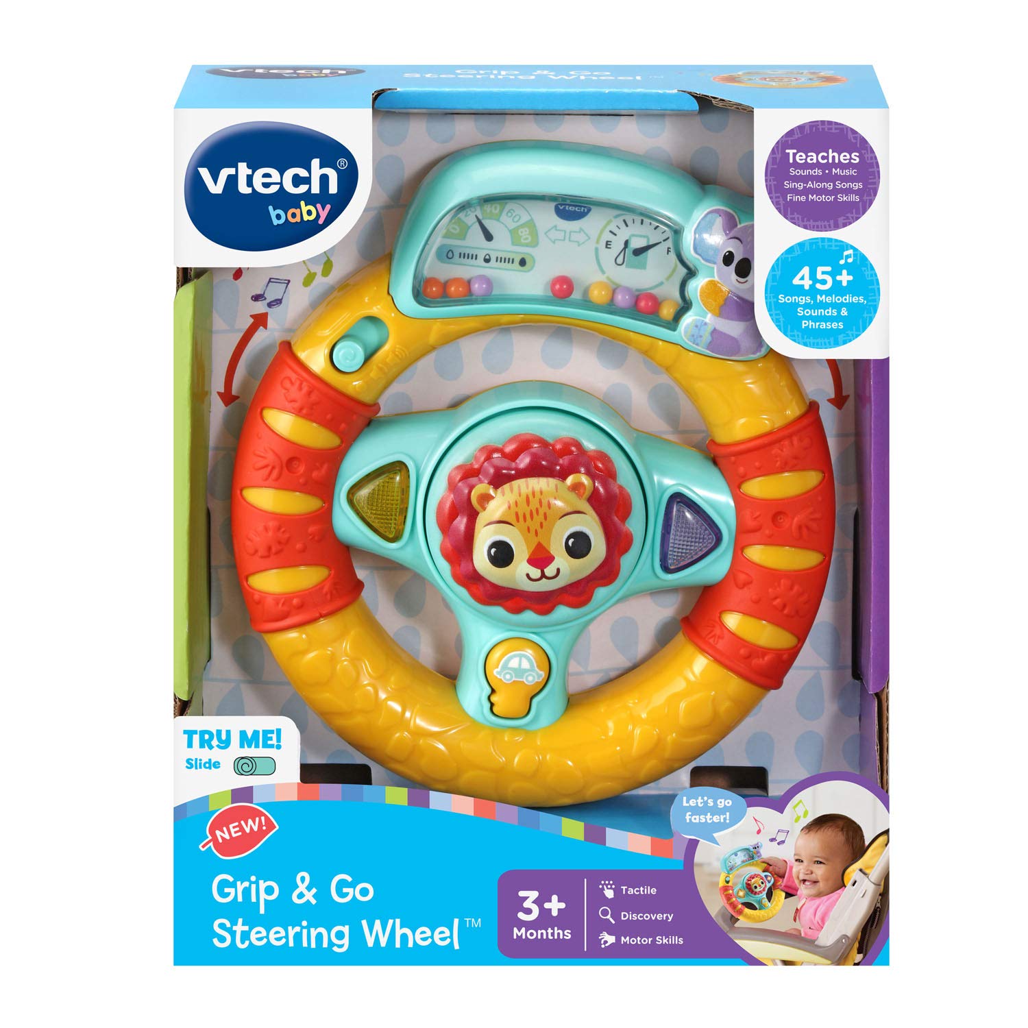 VTech Grip and Go Steering Wheel Small