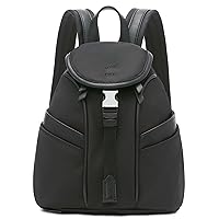 Calvin Klein Shay Organizational Mini Backpack, Black/Silver