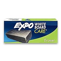 EXPO Dry Erase Block Eraser, 5-1/8 in. x 1-1/2 in., Soft Pile, Perfect for Classroom, Office, and Home Use