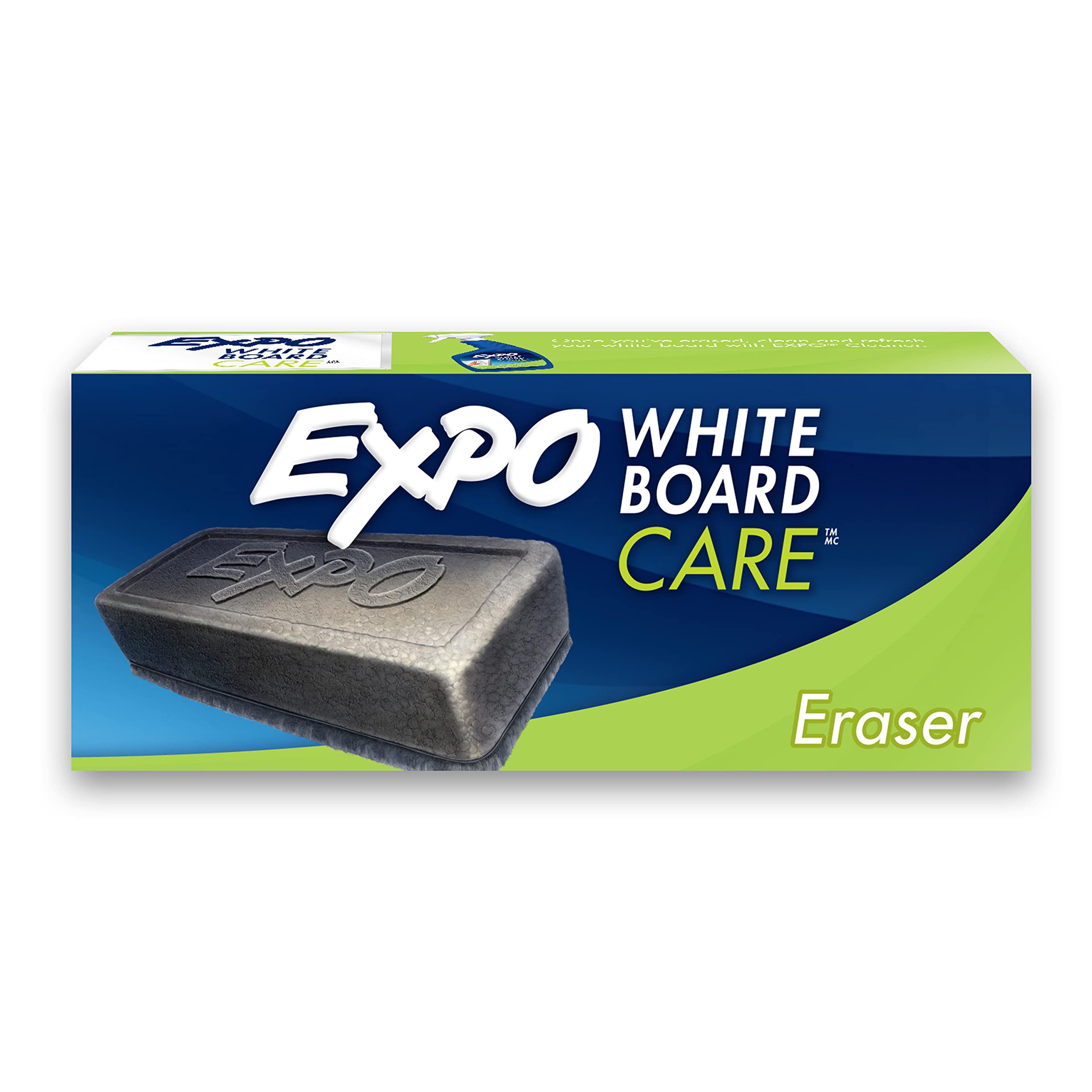 EXPO Dry Block Eraser, Soft Pile, 5-1/8 in. x 1-1/2 in.