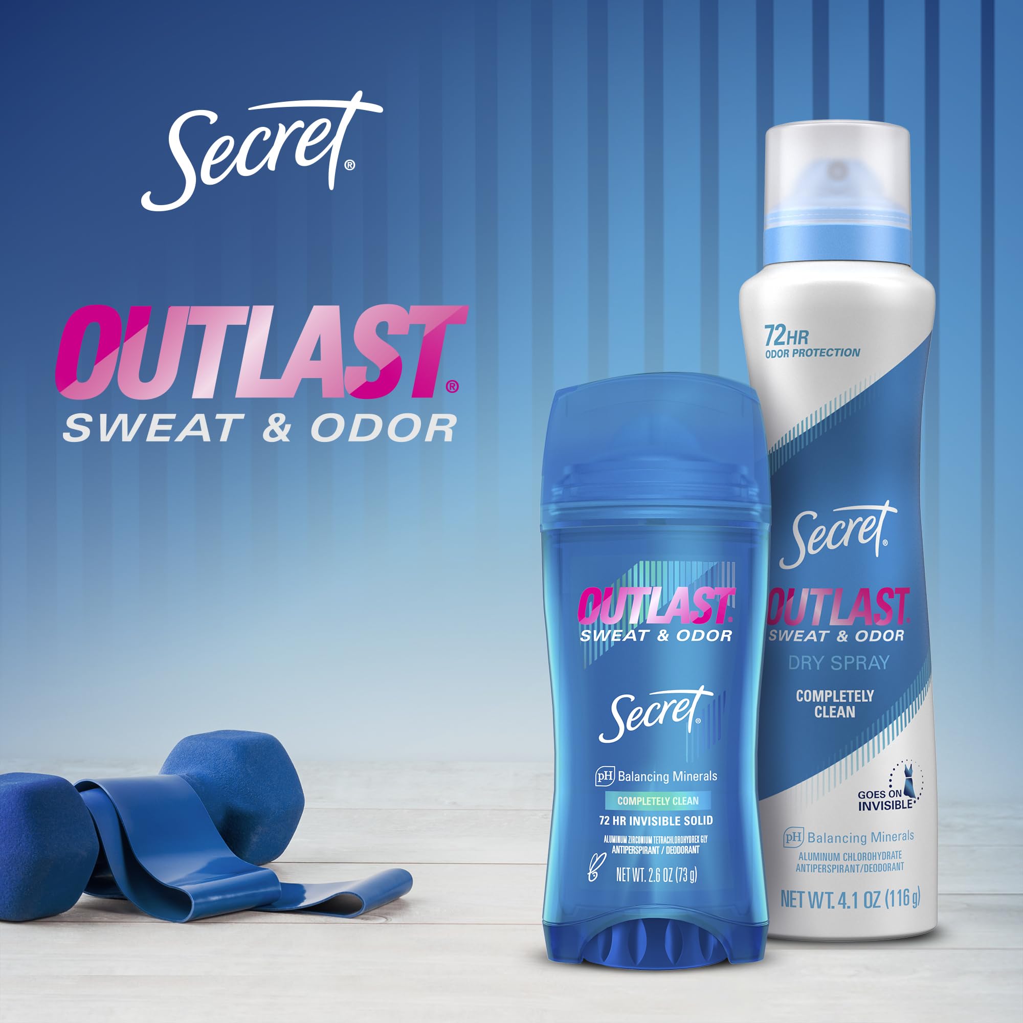 Secret Outlast Clear Gel Antiperspirant & Deodorant for Women, Clean Lavender Scent, 2.6 oz
