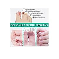 Generic Different Nail Symptoms Poster Nail Diagnosis Disease Posters (7) Canvas Painting Wall Art Poster for Bedroom Living Room Decor 16x16inch(40x40cm) Unframe-style