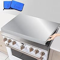 𝑱𝒊𝒔𝒄𝒖𝒍𝒐 Stainless Steel Gas Stove Top Cover(30x22x2.75 Inch), Stove Covers for Gas Stove Top, Stainless Steel Stove Cooktop Noodle Board, Gas Stove Kitchen Organizer, Expanding Kitchen Space
