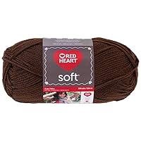 RED HEART Soft Yarn, Chocolate