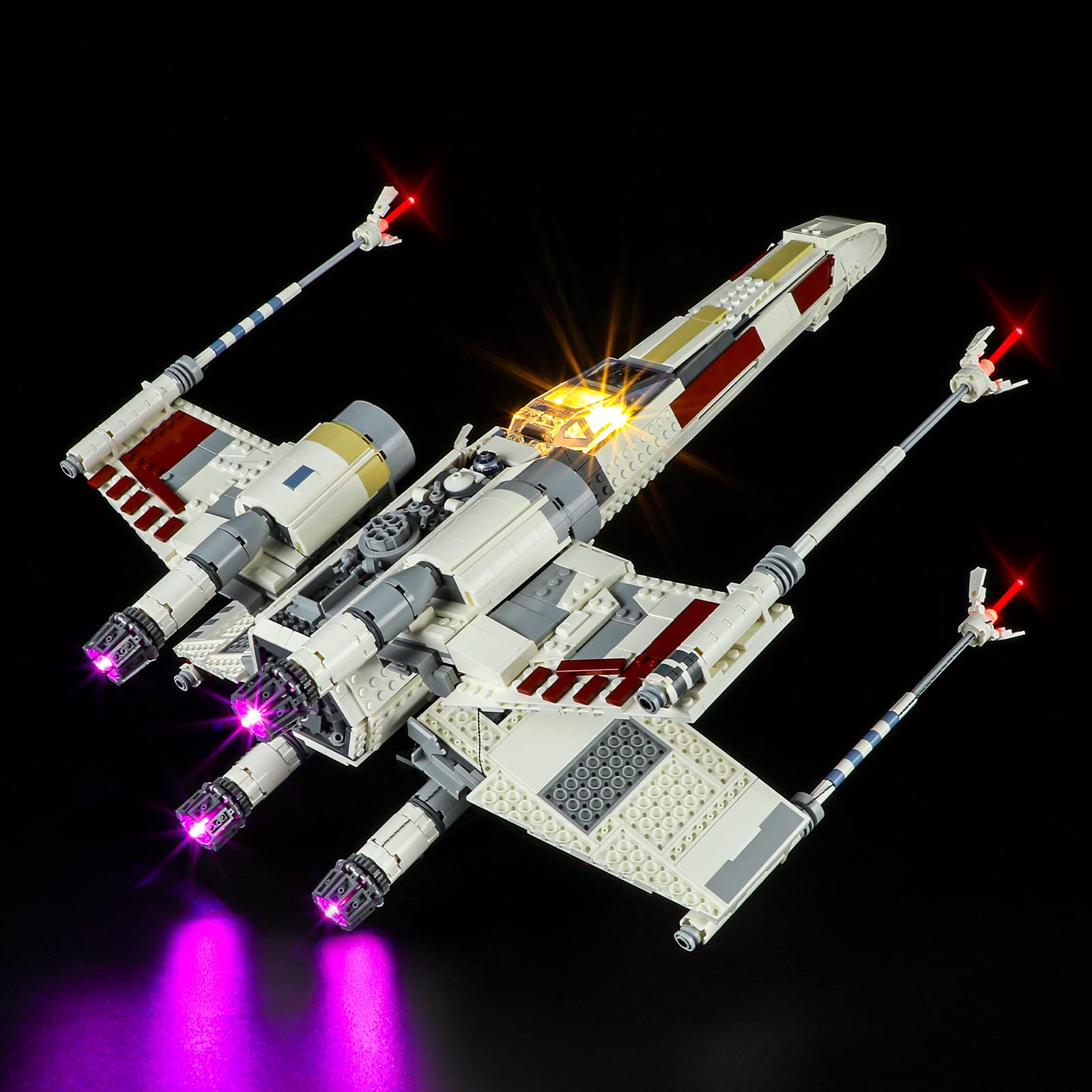 BRIKSMAX Led Lighting Kit for LEGO-75355 X-Wing Starfighter - Compatible with Lego Star Wars Building Blocks Model- Not Include Lego Set
