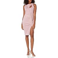 GUESS Women's Fitted Cutout Tank Dress with Slit