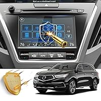 2014-2018 Acura MDX ODMD Display 7-Inch Lower Touch Screen Protector, R RUIYA HD Clear TEMPERED GLASS Guard Shield Scratch-Resistant Ultra HD Extreme Clarity