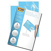 Fellowes Self-Adhesive Pouches, Business Card Size, 5 Mil, 5 Pack (5220101)