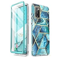 i-Blason Cosmo Case for Samsung Galaxy S20 FE 5G (2020 Release), Slim Stylish Protective Bumper Case with Built-in Screen Protector (Ocean)